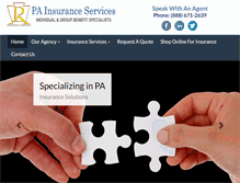 Tablet Screenshot of insurancepa.com